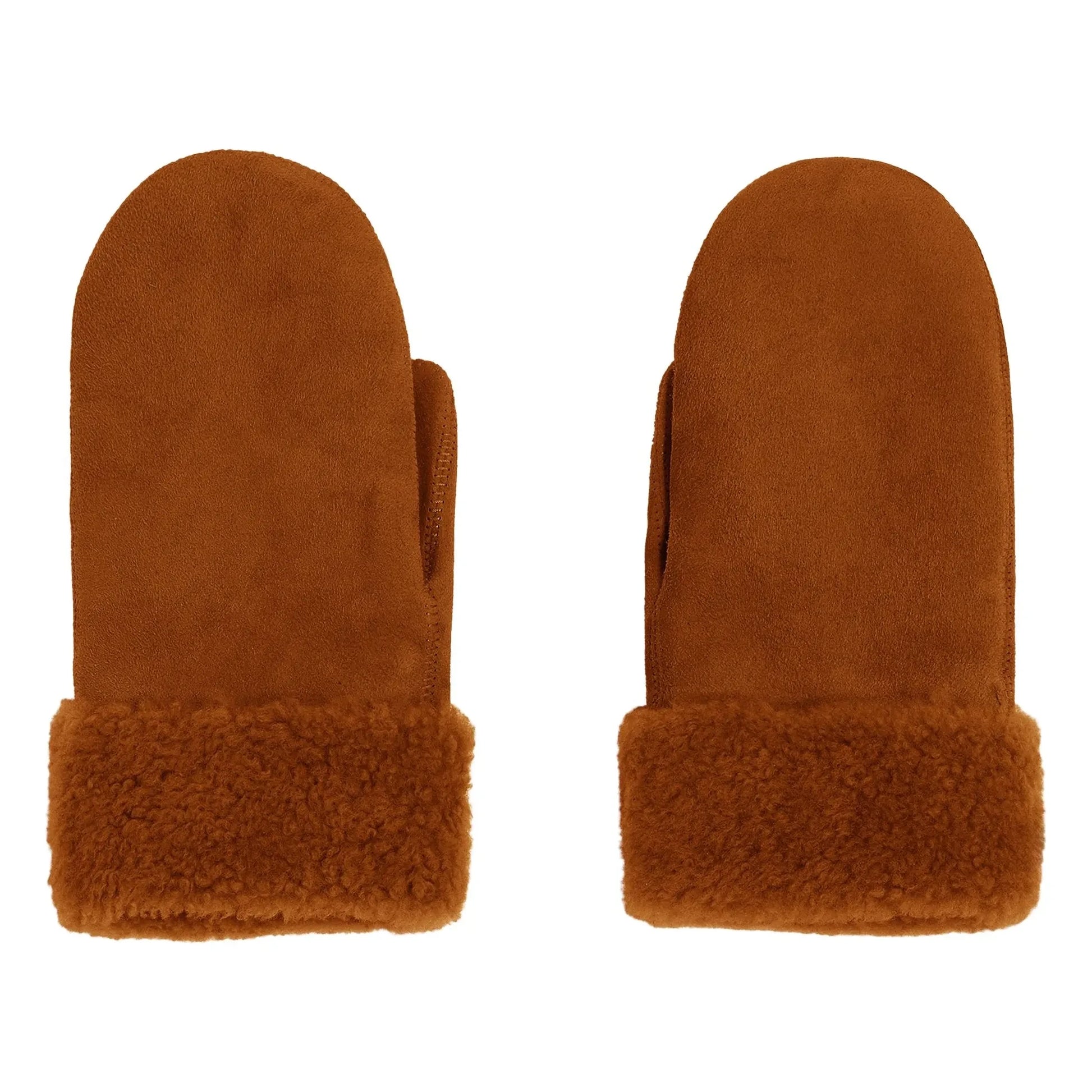 ILDA'S sheep - Merino Sheepskin Mittens | Brown