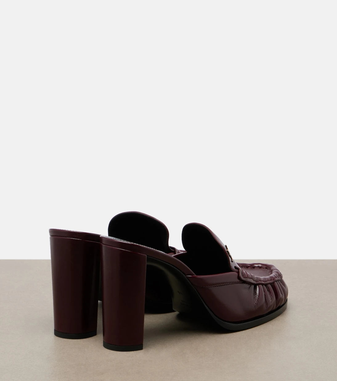 Saint Laurent - Le Loafer leather mules