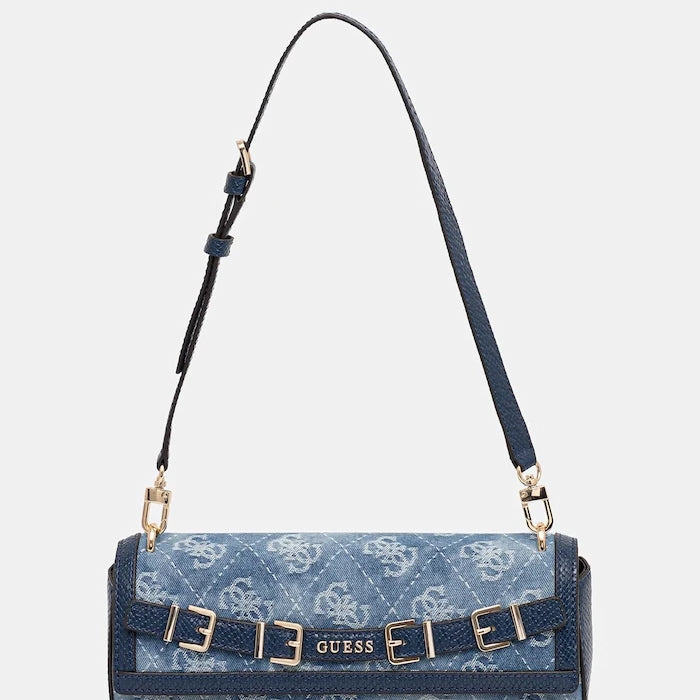 Guess Kadın Denim Baguette Çanta DOVIE