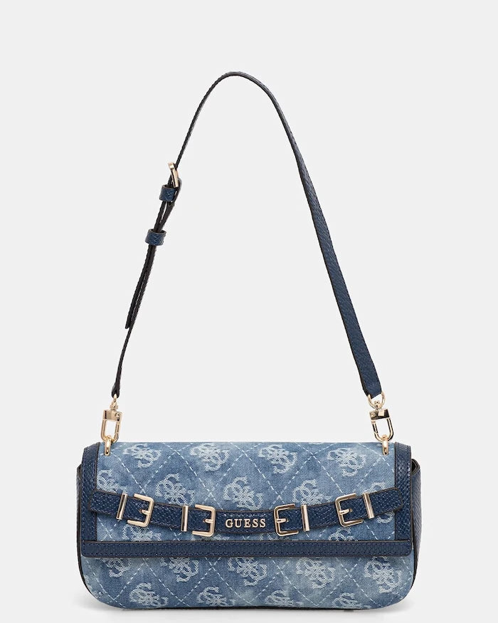 Guess Kadın Denim Baguette Çanta DOVIE