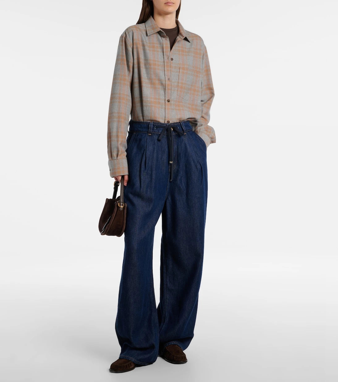 7 For All Mankind - Denim Lustre wide-leg jeans