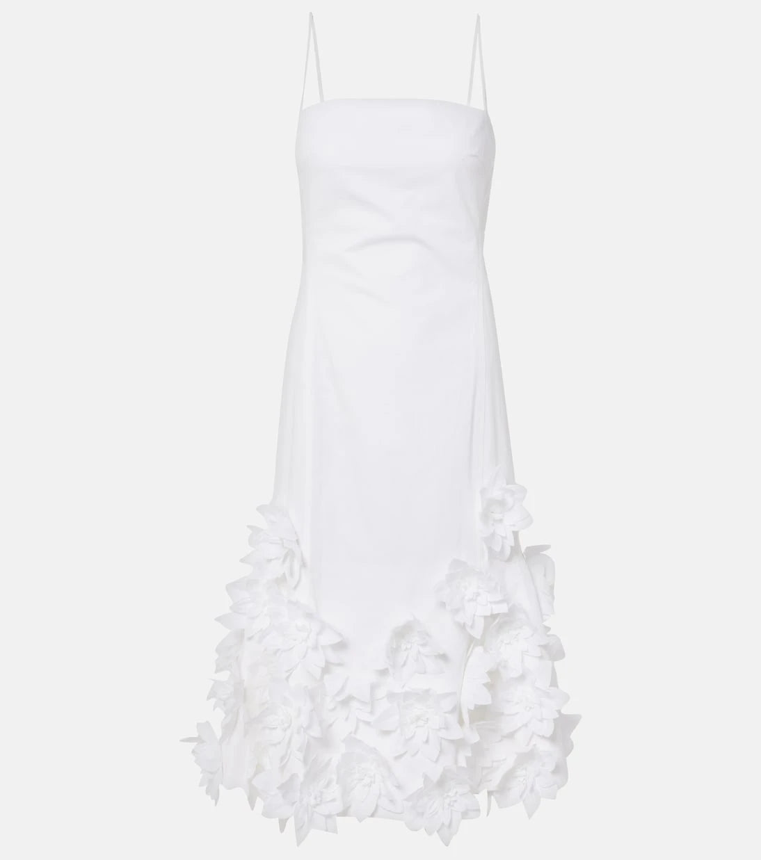 Simkhai - Bella floral-appliqué cotton midi dress