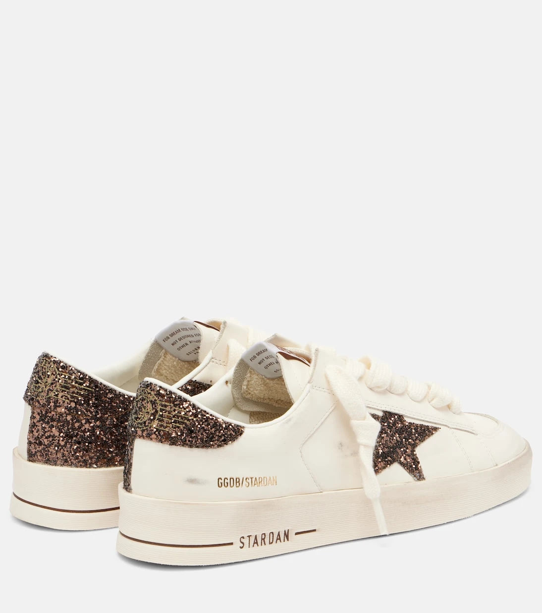 Golden Goose - حذاء سنيكرز ستاردان من الجلد المزين