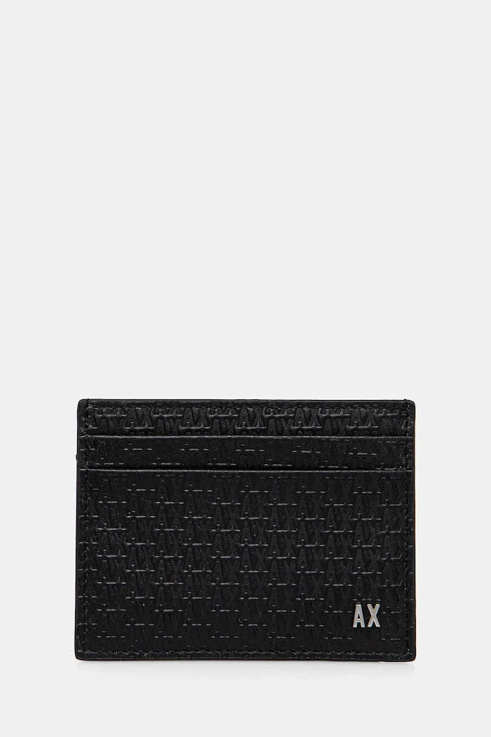 Кожен калъф за карти Armani Exchange