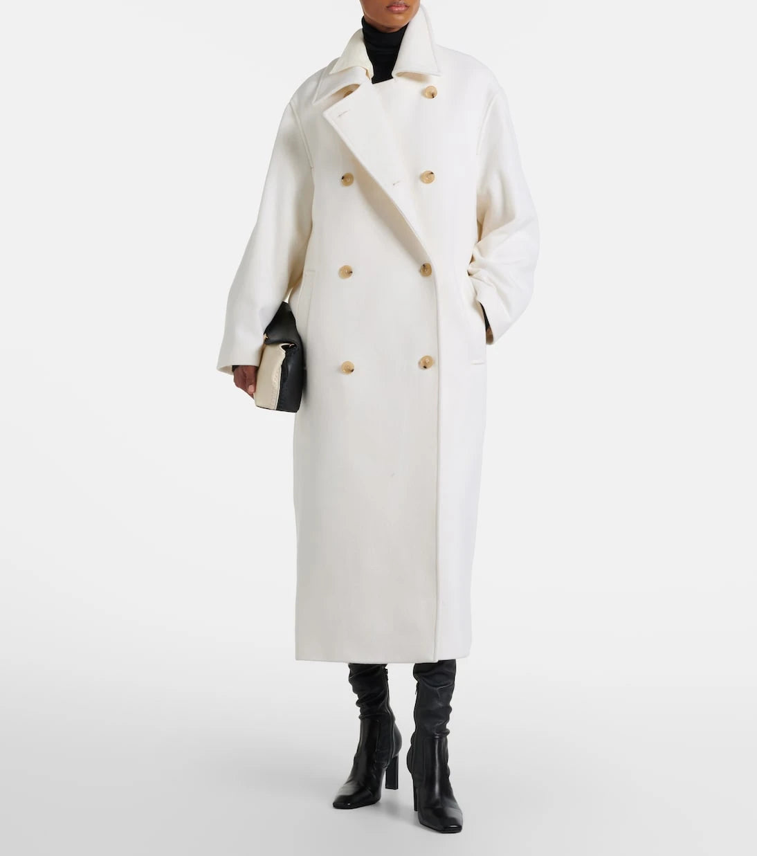 Toteme - Double-breasted wool-blend coat