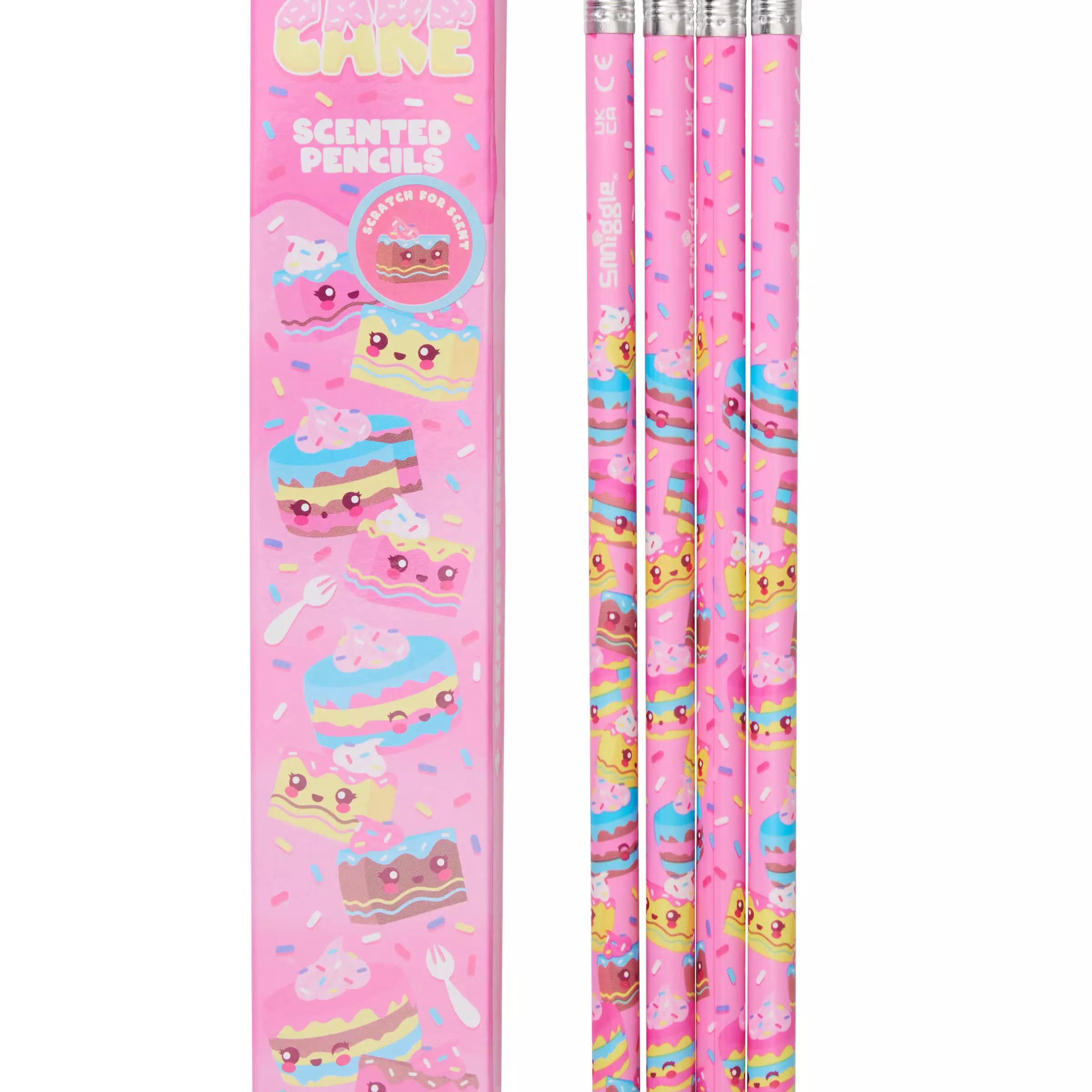 Smiggle - Scented 4-piece Pencil Set