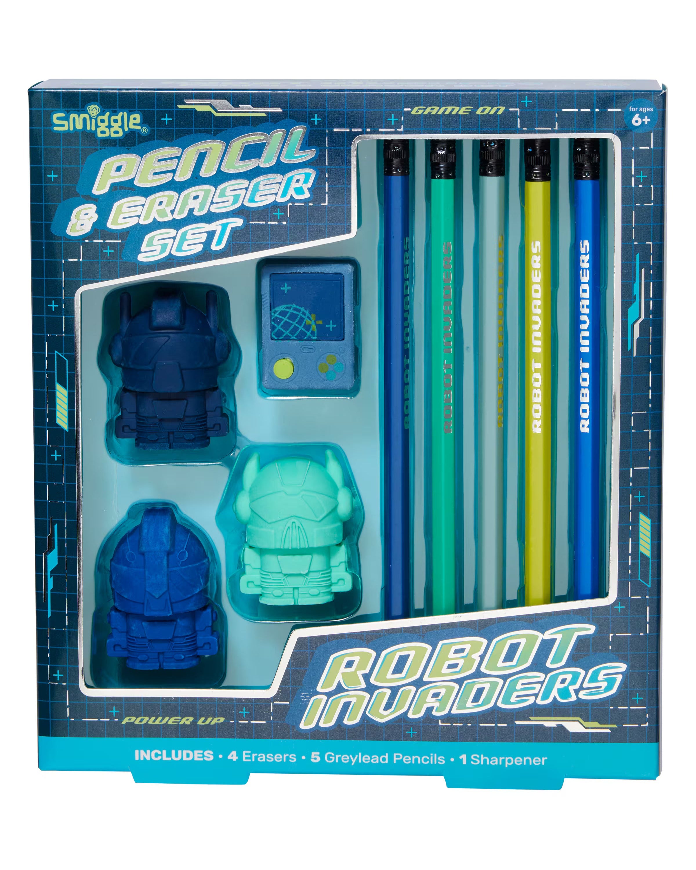 Smiggle - Vision Eraser and Pencil Set