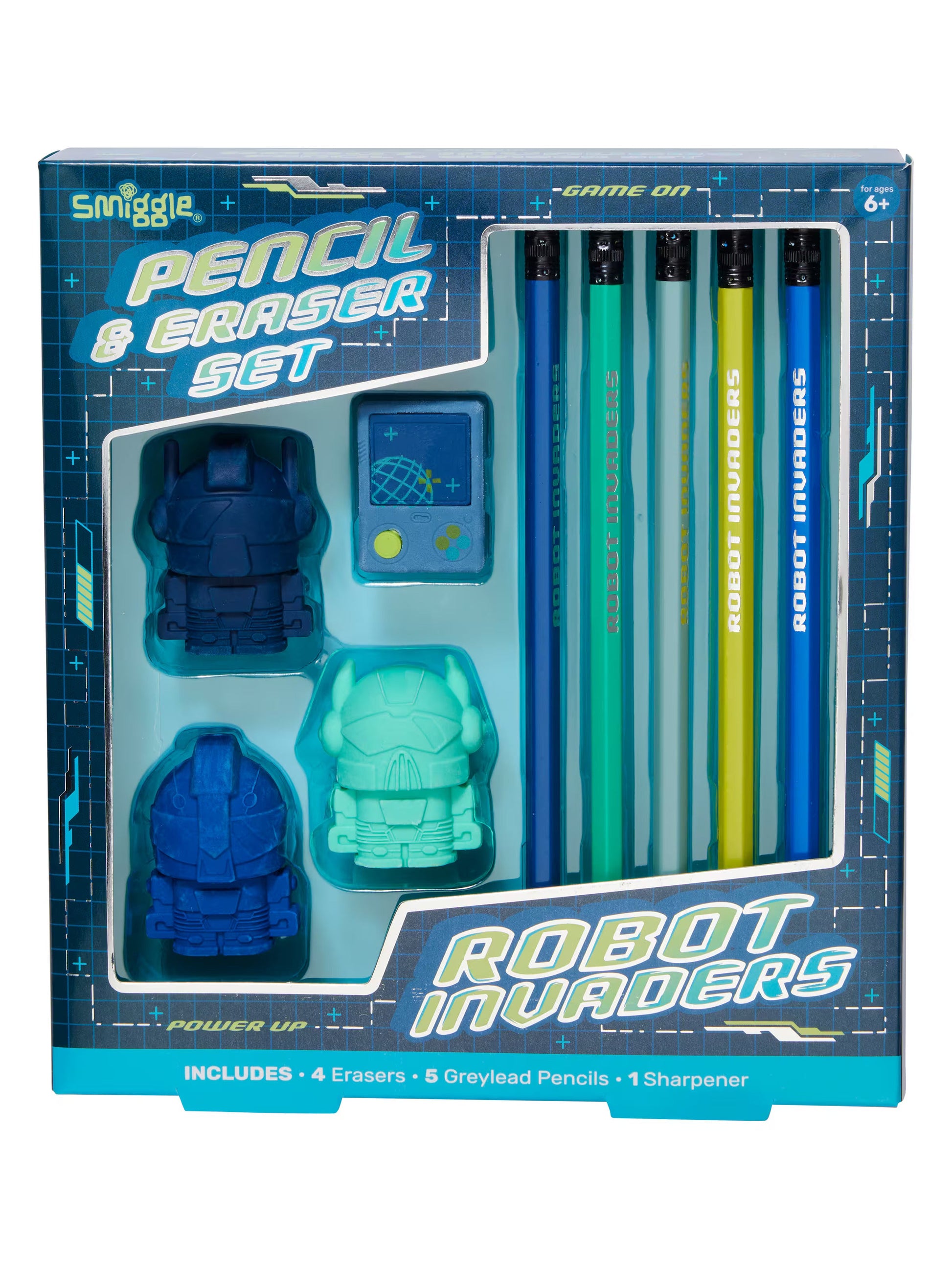 Smiggle - Vision Eraser and Pencil Set