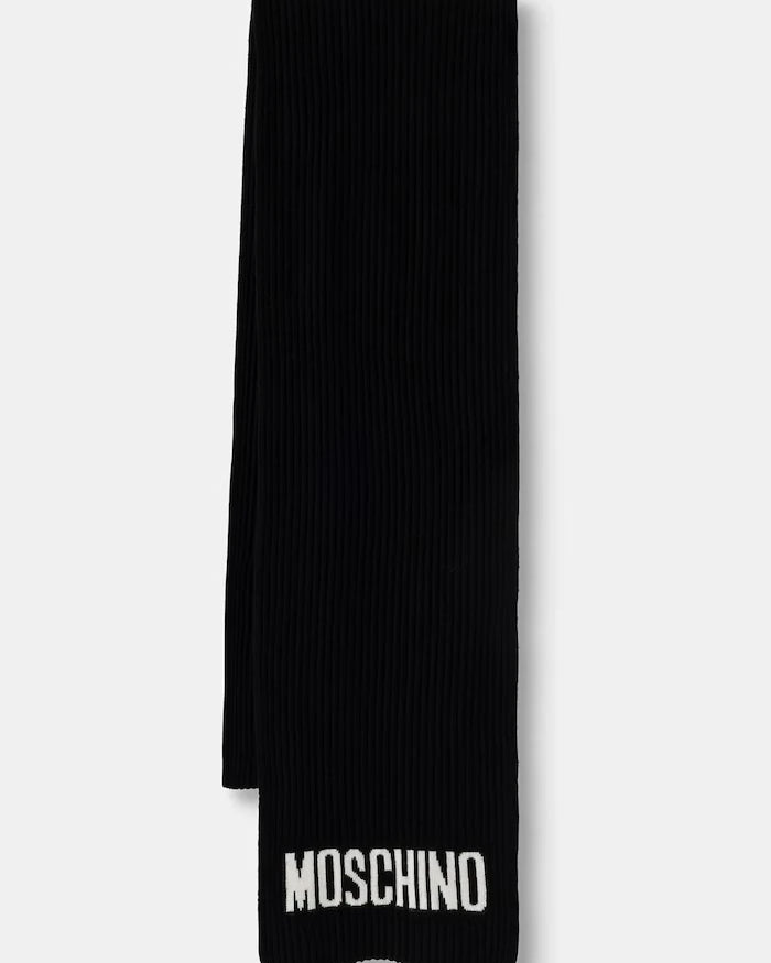 Moschino erkek yün eşarp