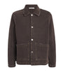 Sunflower Brown Garment-Dyed Worker Denim Jacket