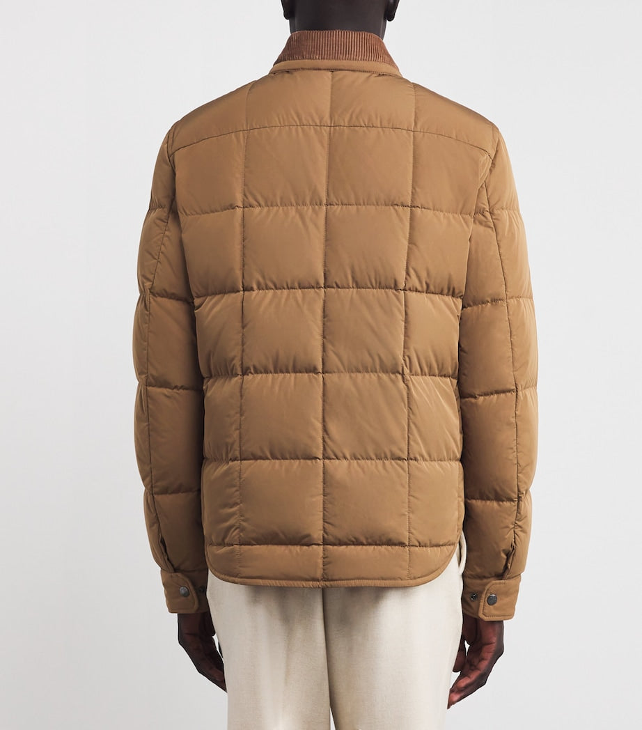 Beige Down Marcilly Puffer Jacket