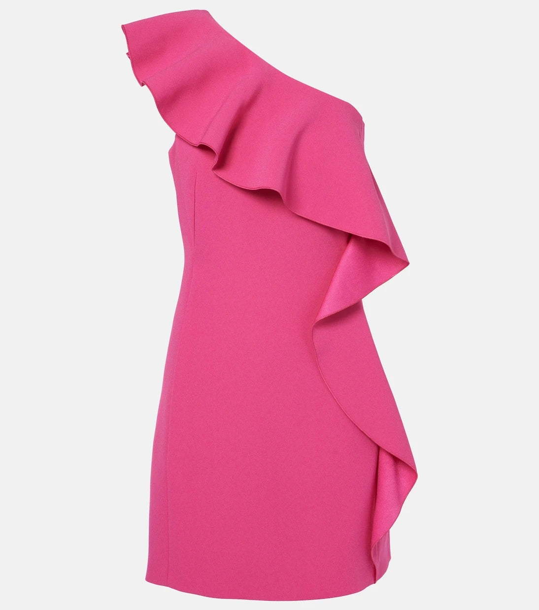 Max Mara - Giacomo ruffled sable minidress