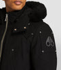 Moose Knuckles Black Down-Filled Bomber Jacket