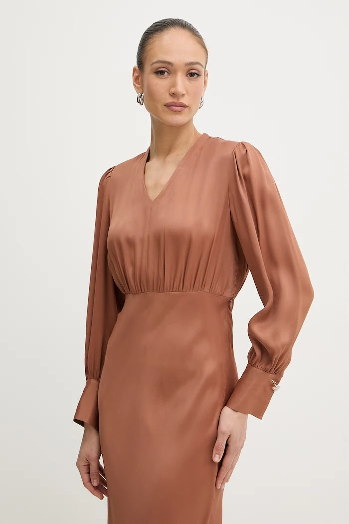 Twinset рокля с вискоза