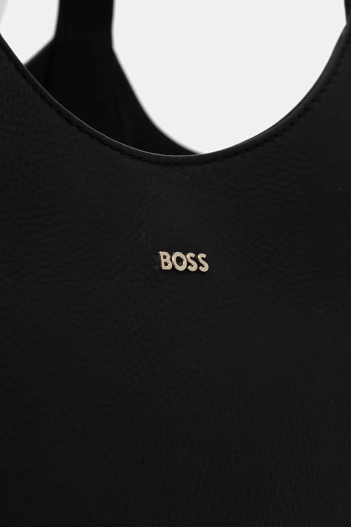 BOSS чанта дамска от кожа Lenah New Tote