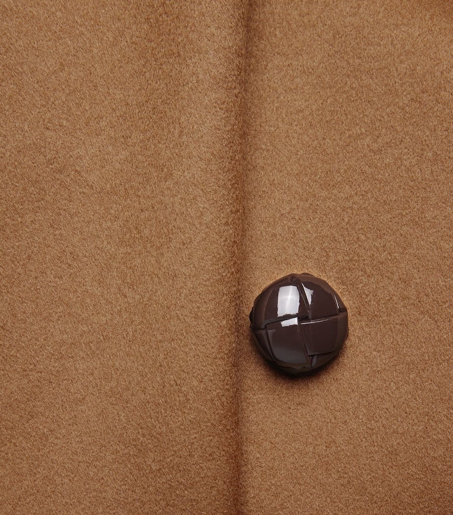 Beige Cashmere Pea Coat