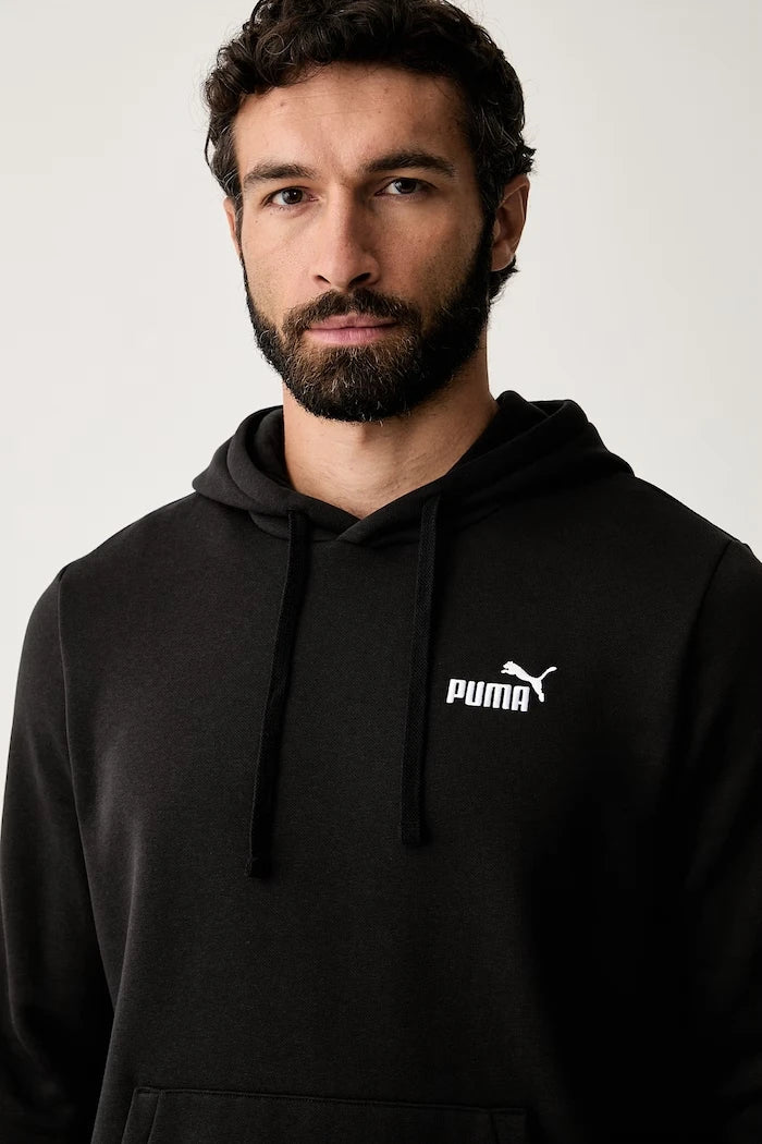 Puma kapüşonlu erkek pamuklu Essentials sweatshirt