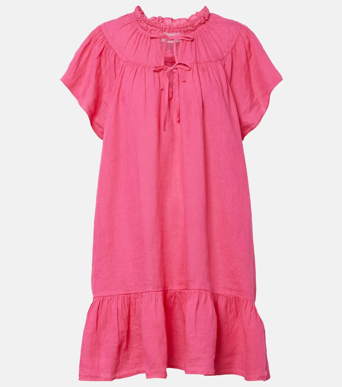 Velvet - Livvy tiered linen minidress