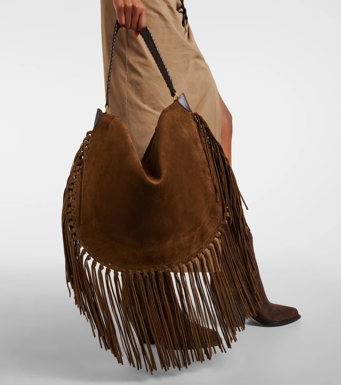 Isabel Marant - Oskan Soft Large suede shoulder bag