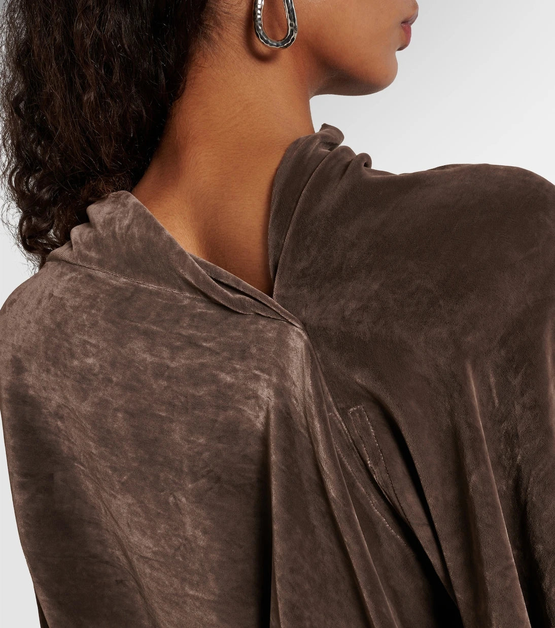 Rick Owens - Draped crêpe top