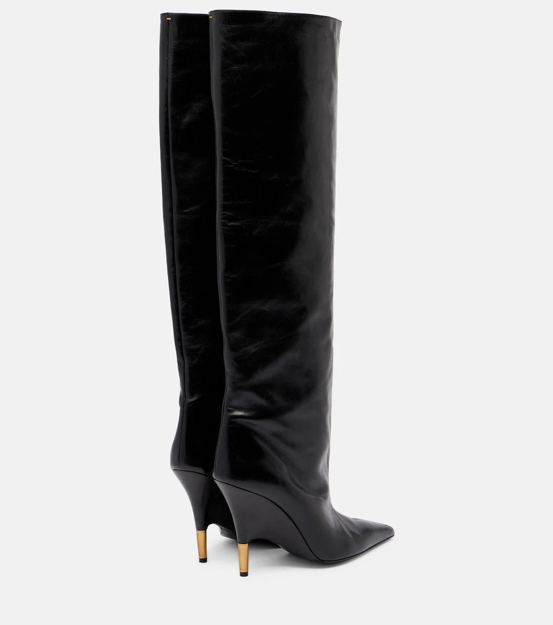 Khaite - Bella 100 leather knee-high boots