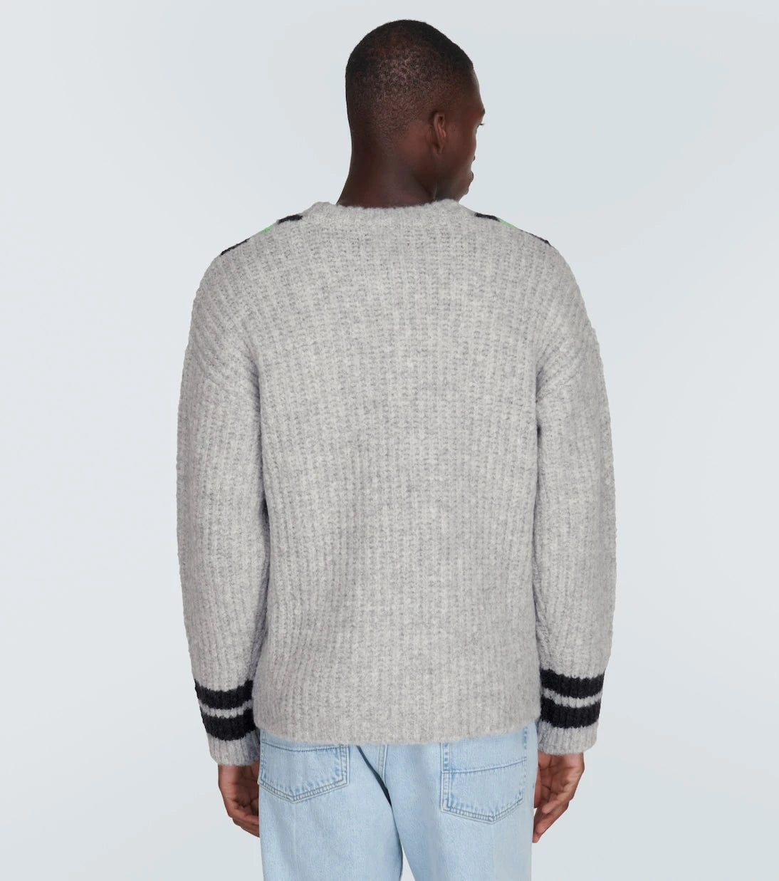 ERL - Embroidered wool-blend sweater