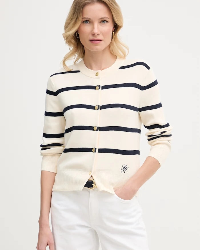 Tommy Hilfiger pamuklu kadın yeleği