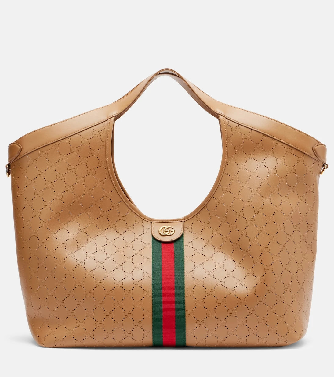Gucci - Gucci Giglio Large leather tote bag