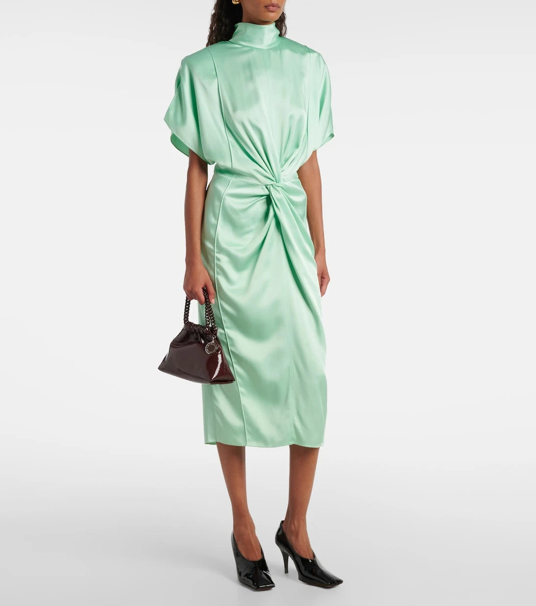 Stella McCartney - Satin midi dress