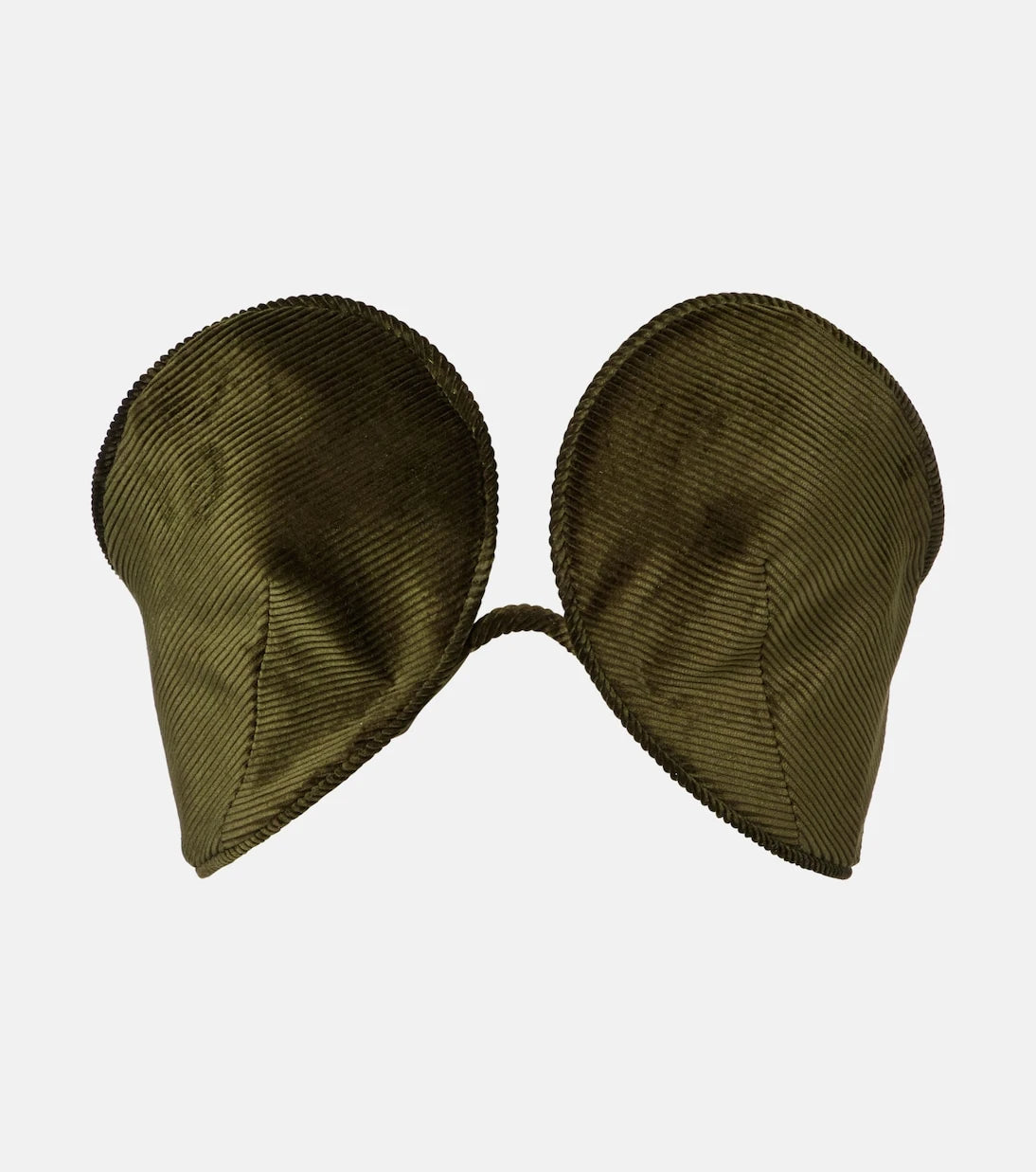 Jean Paul Gaultier - Cotton corduroy crop top