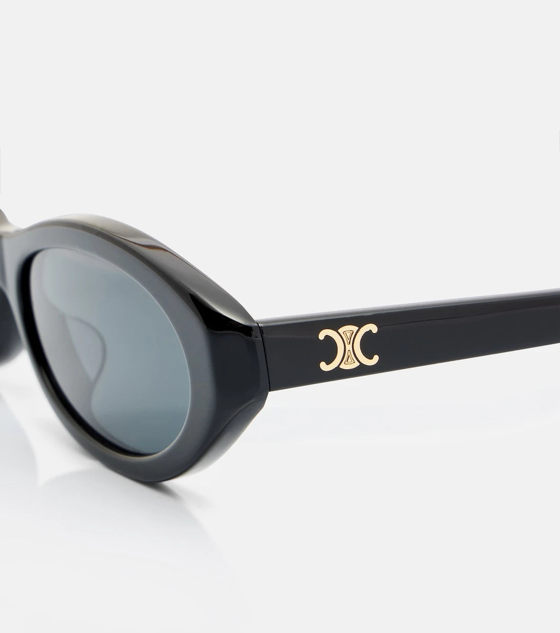 Celine Eyewear - Triomphe oval sunglasses