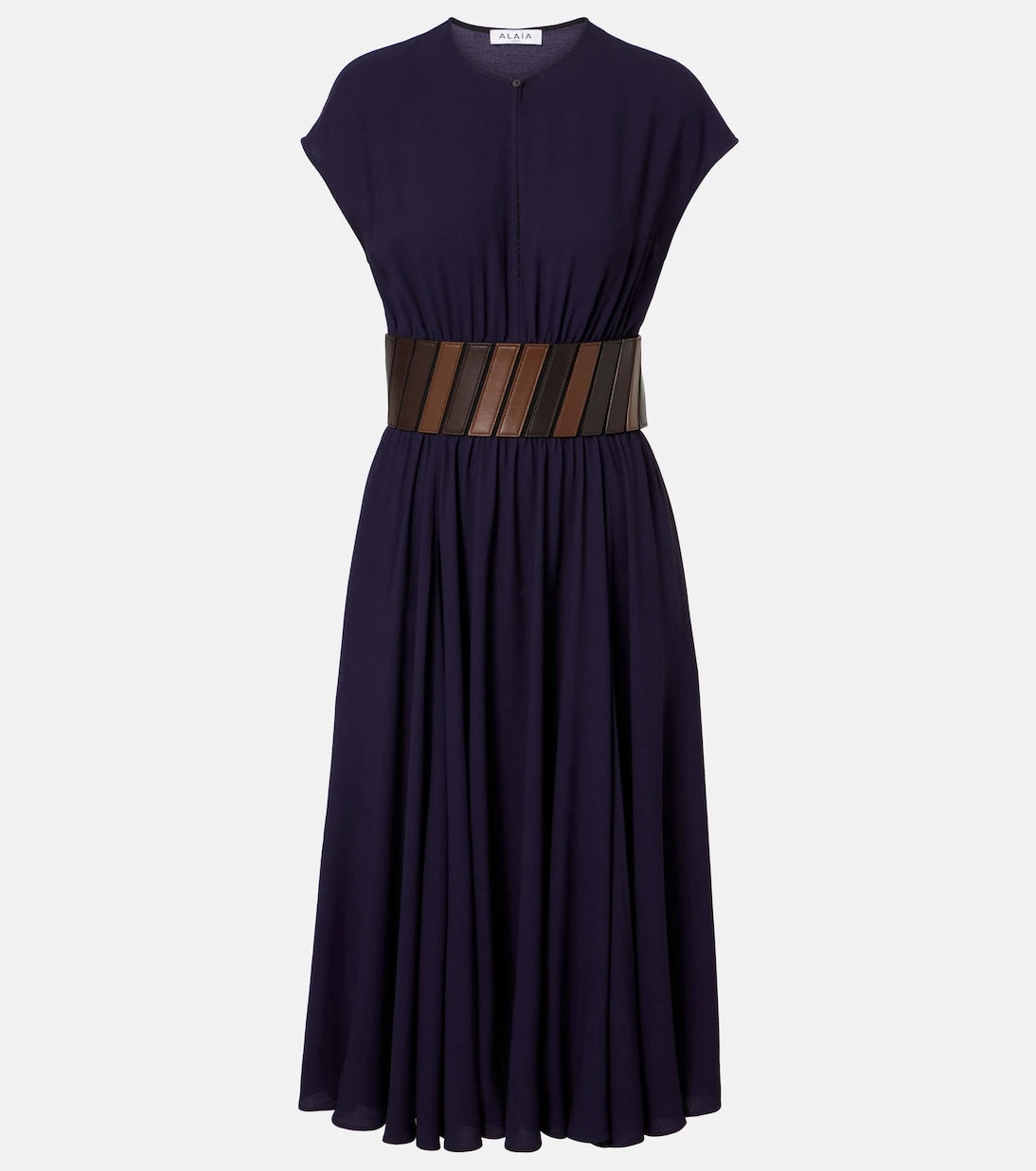 Alaïa - Belted midi dress