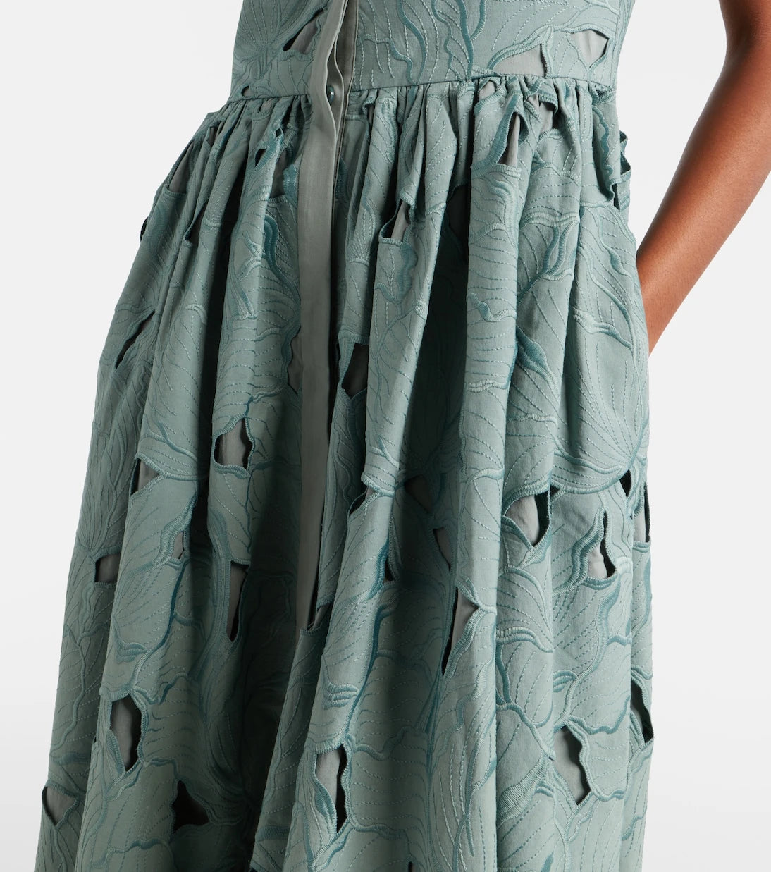 Erdem - Guipure lace shirt dress