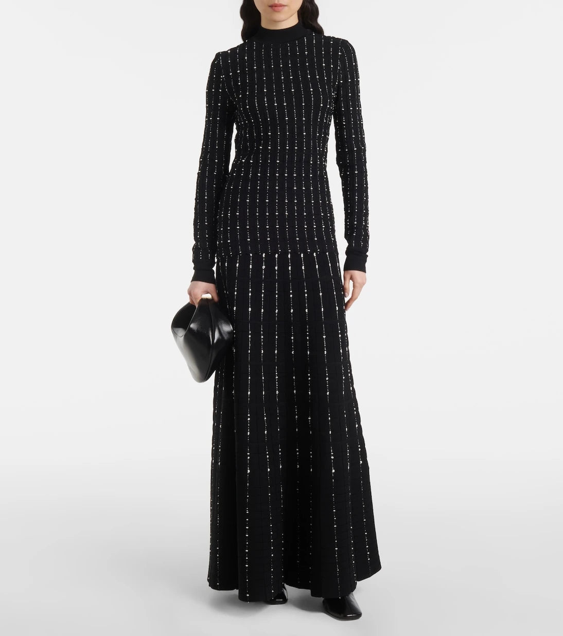 Joseph - Ribbed-knit cotton-blend maxi skirt