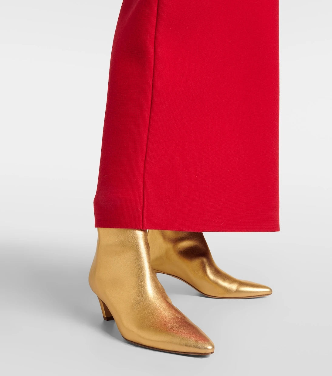 Gabriela Hearst - Clayton metallic leather ankle boots
