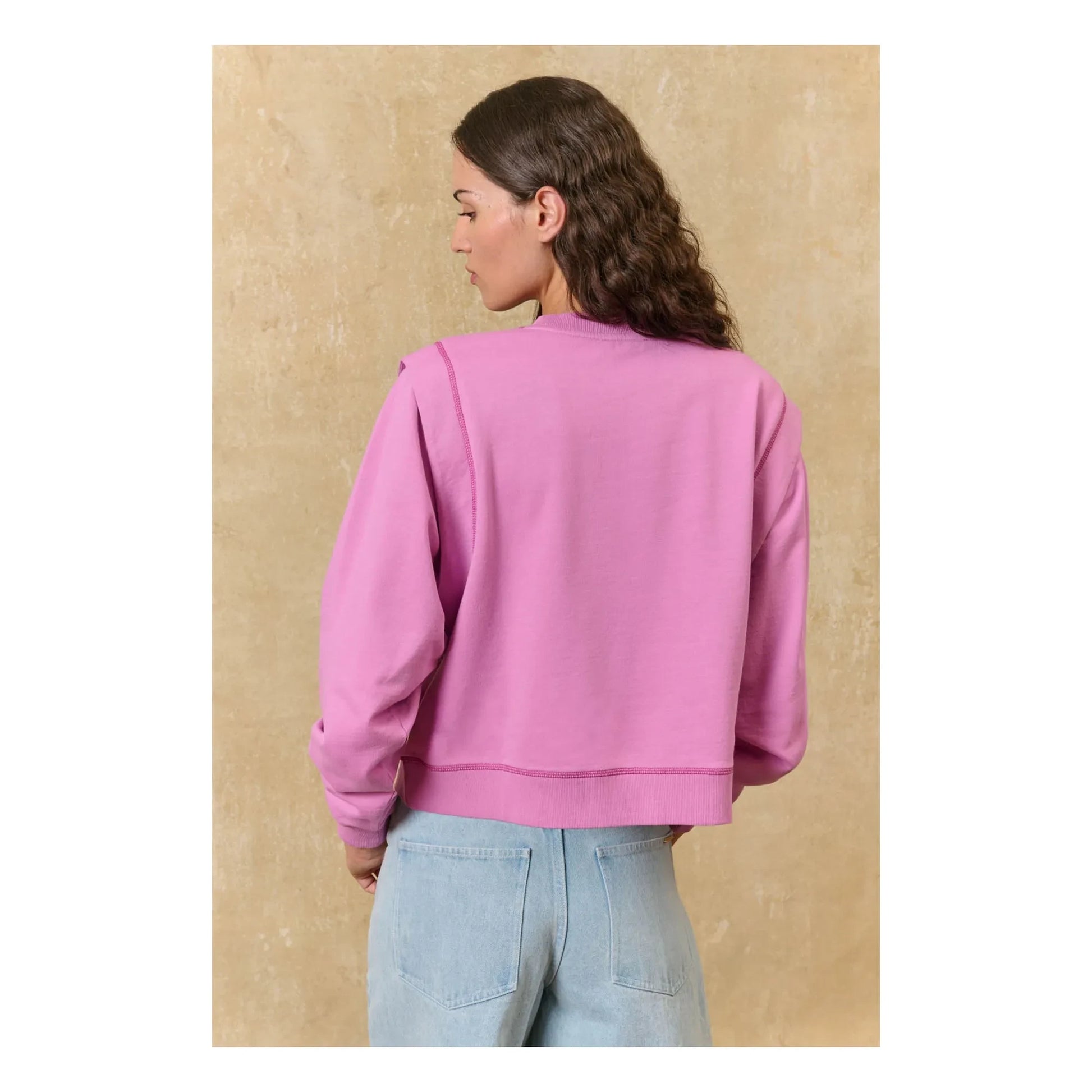 Louise Misha - Sweat Ostrea Cotton | Fuchsia