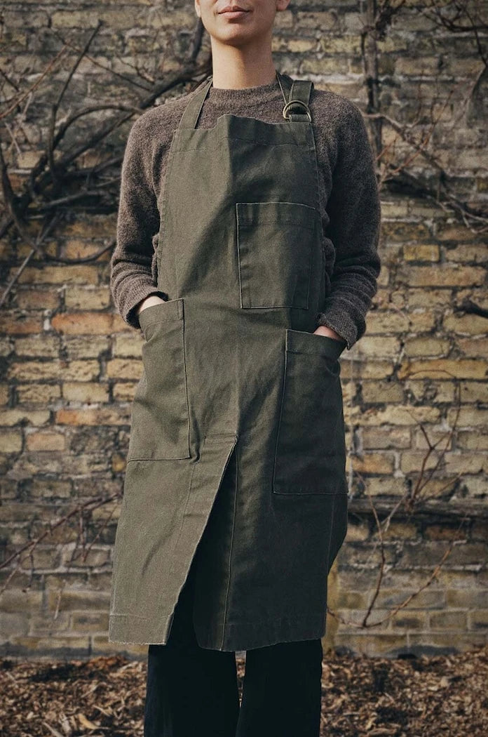 ferm LIVING Bark Garden Pamuk Mutfak Önlüğü