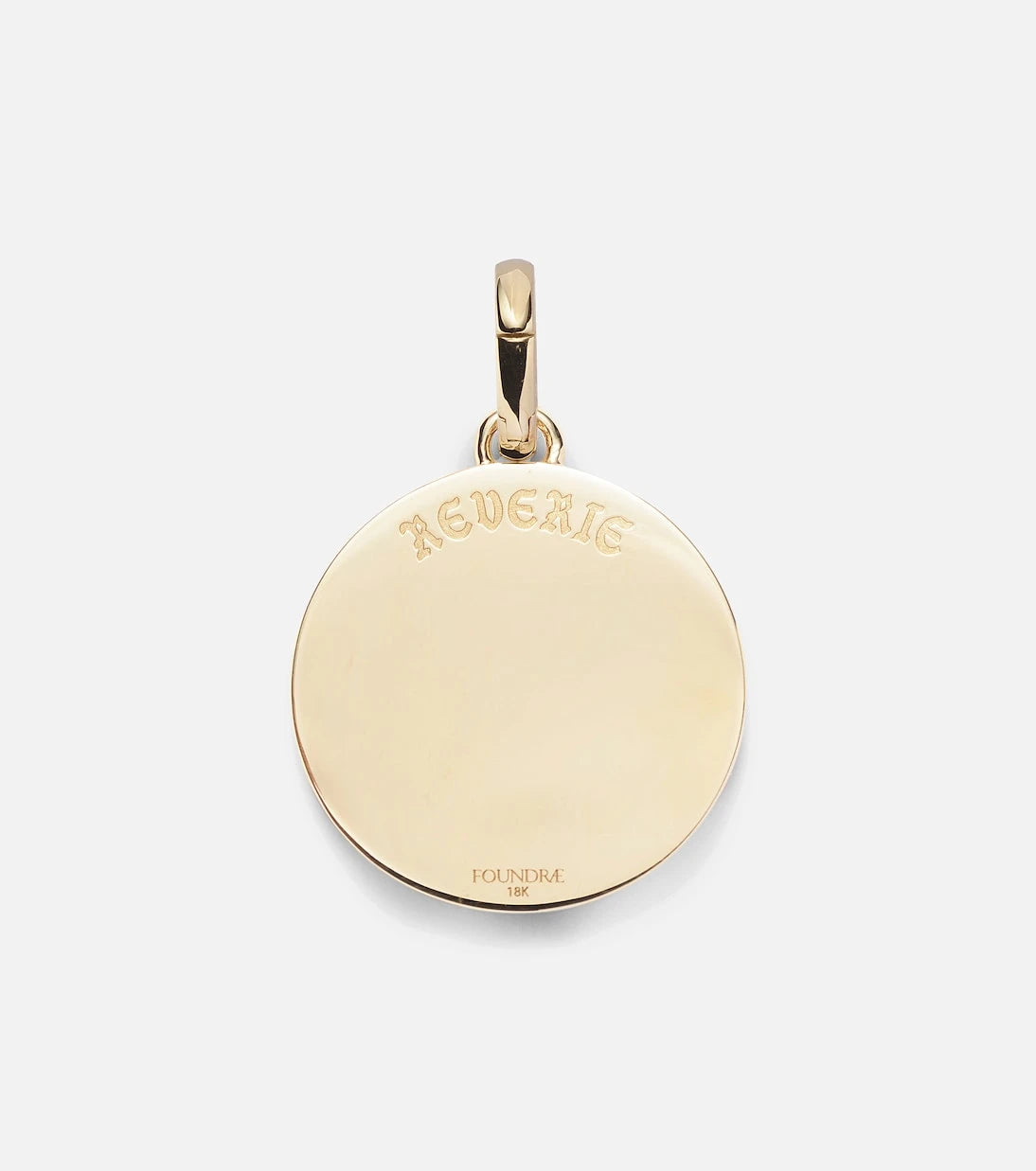 FoundRae - Reverie Medium 18k gold and ceramic pendant with diamonds