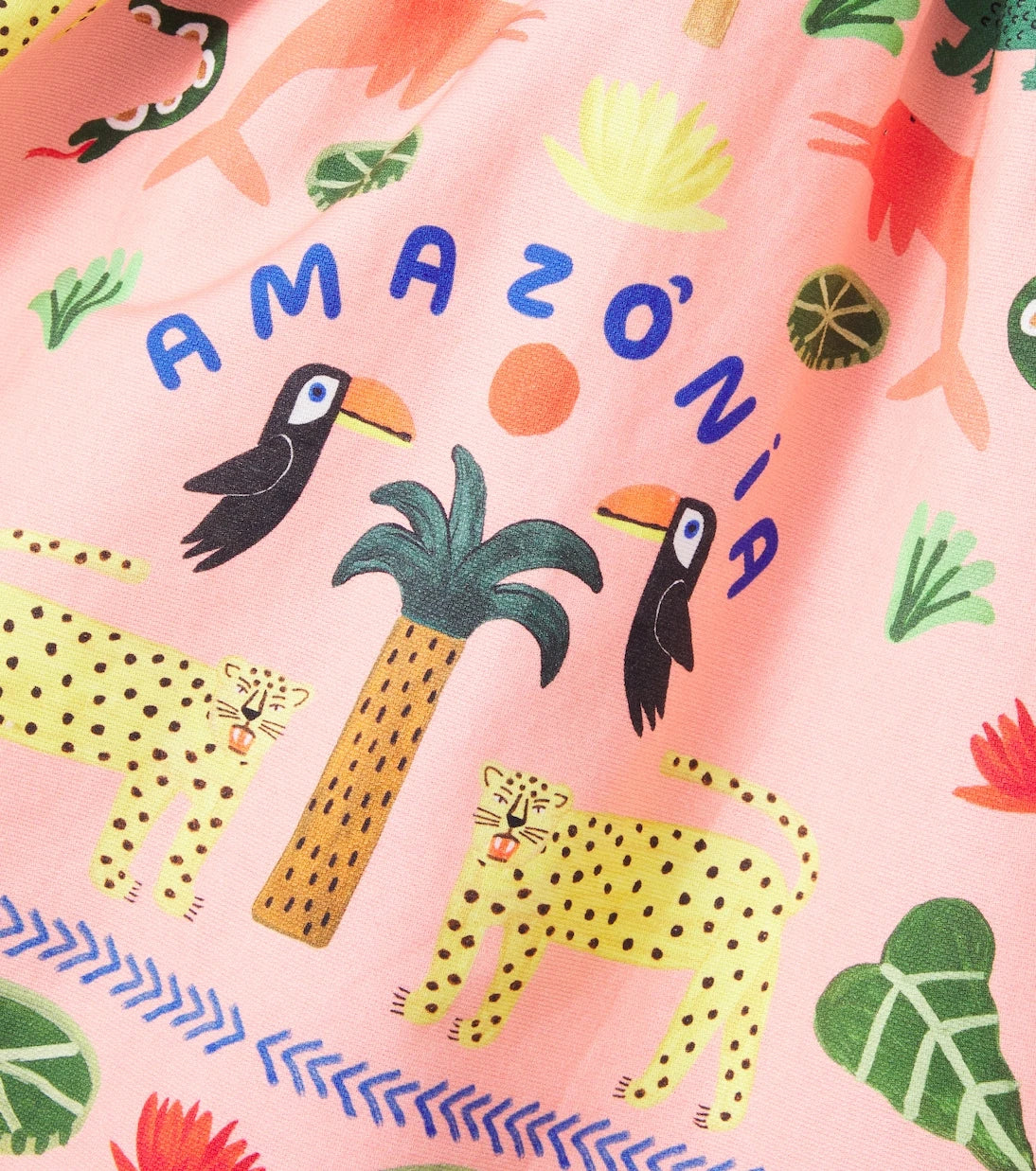 Fábula - Lenço Animalia printed cotton dress