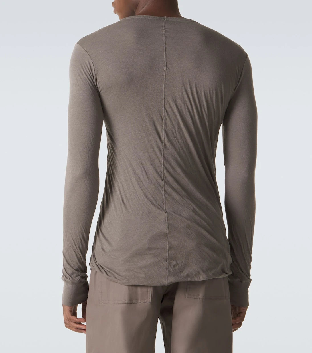 Rick Owens - Draped cotton jersey top
