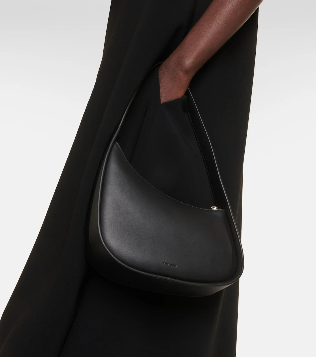 The Row - Half Moon leather shoulder bag