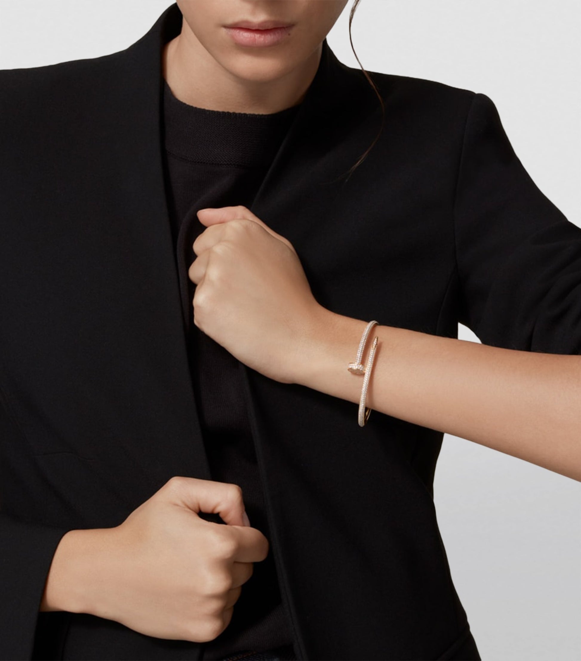 Cartier Yellow Gold and Diamond Juste un Clou Bracelet