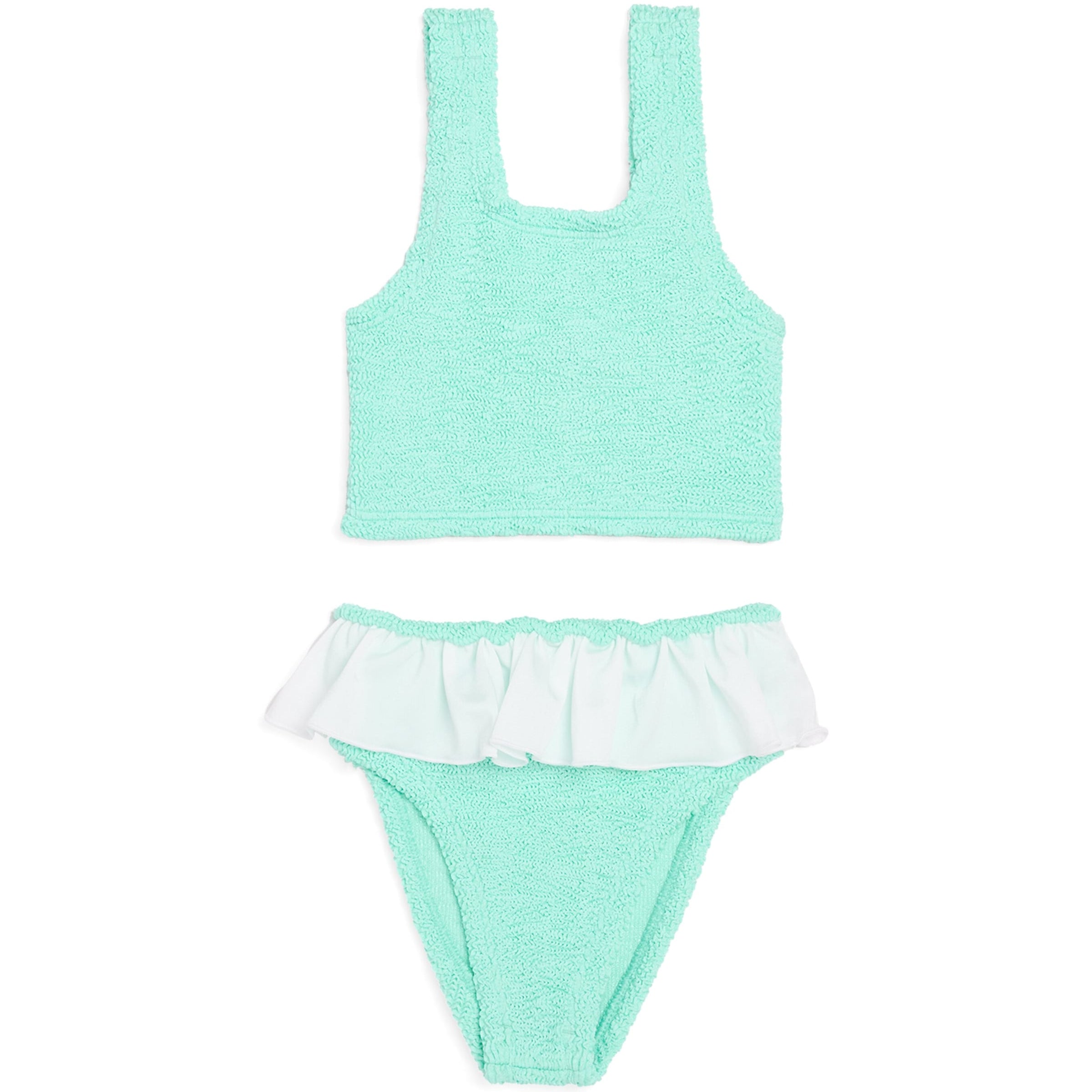 Frilled Olive Bikini (7-12 Years)