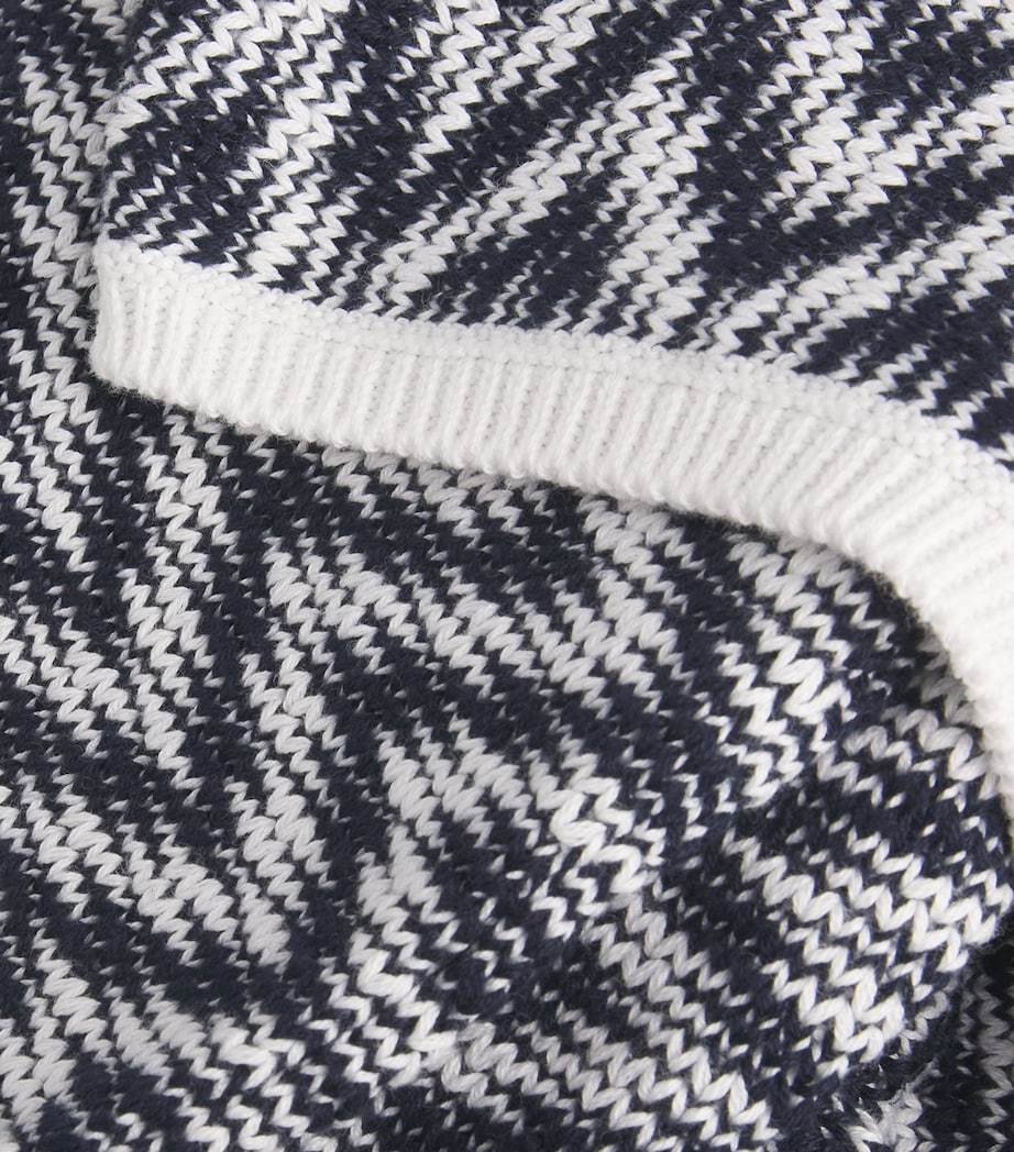 Knitted Olivia Midi Dress CLOUD/NAVY