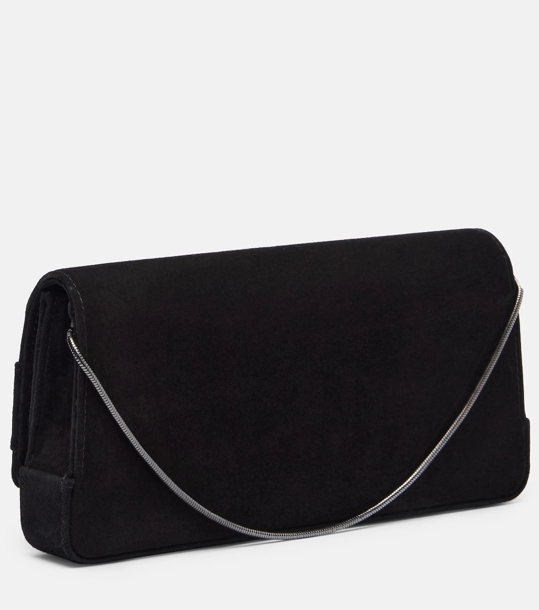 Manolo Blahnik - Maygot suede clutch