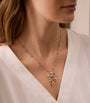 Rose Gold, Diamond, Sapphire and Tsavorite Play of Light Pendant Necklace