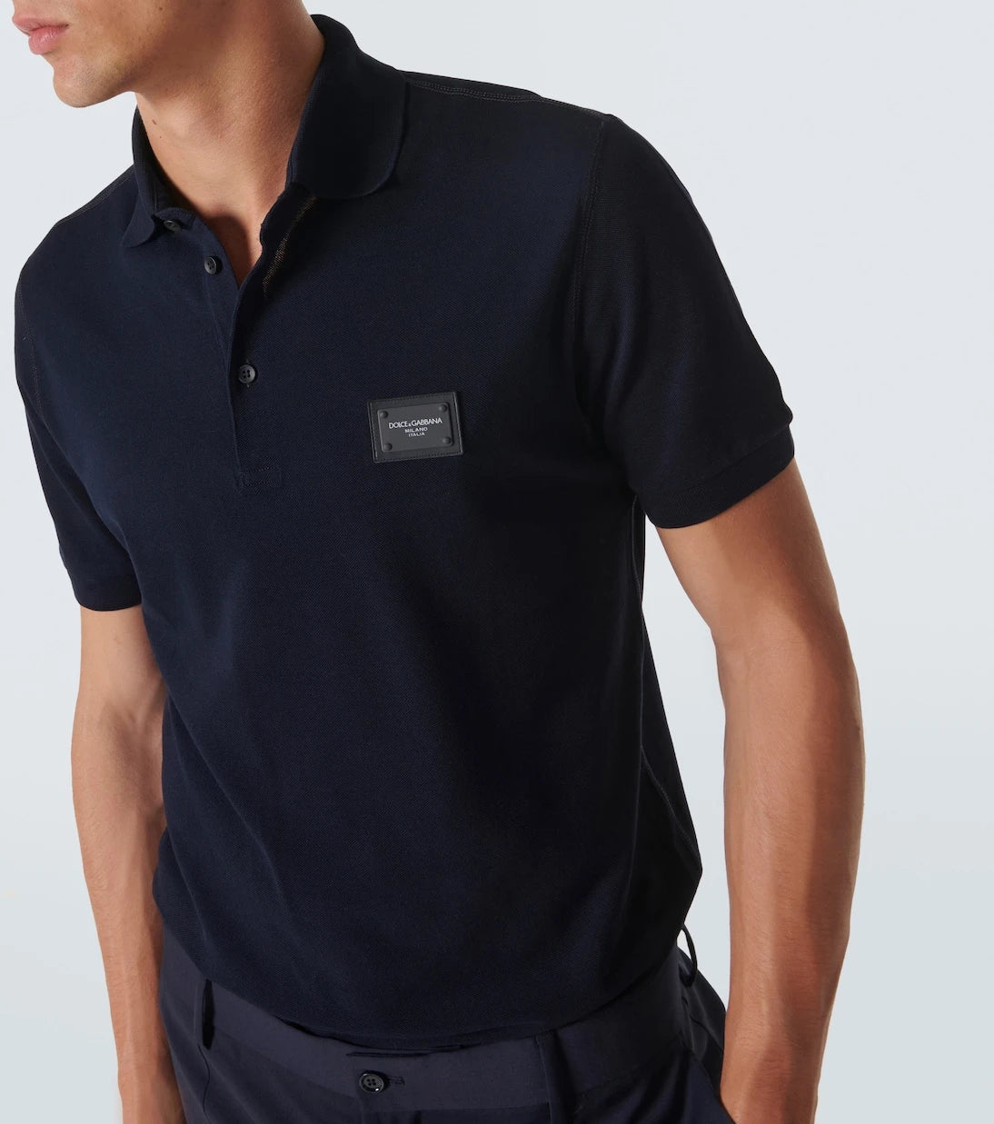 Dolce&Gabbana - Plaque polo shirt