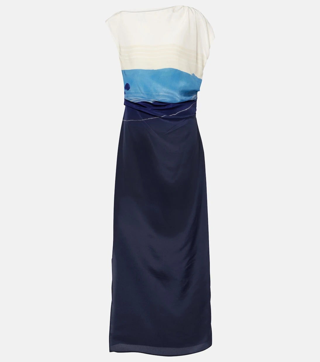 SIR - Mariner printed silk maxi dress