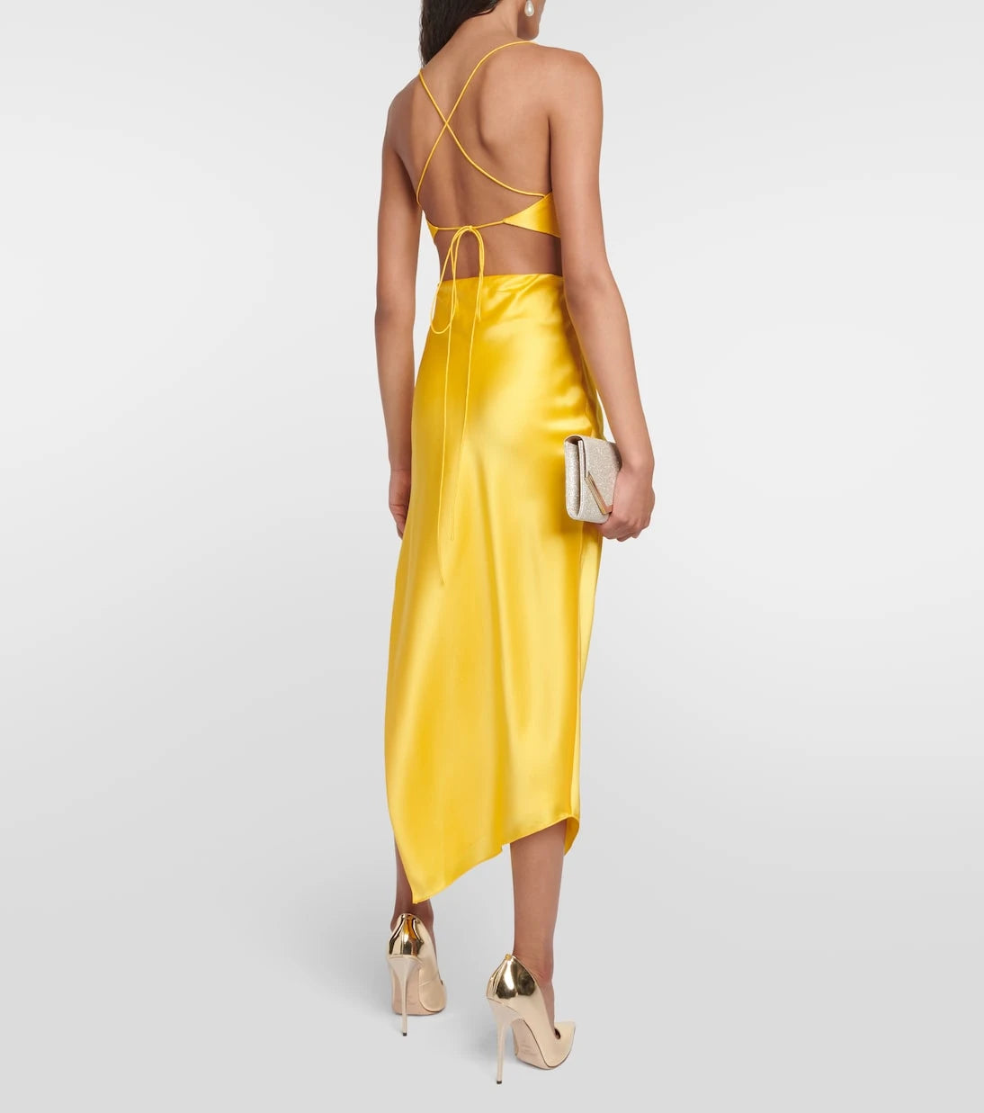 The Sei - Silk midi skirt
