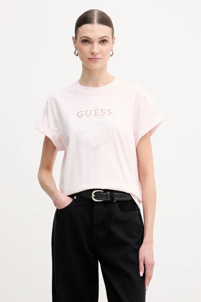 Памучна тениска Guess